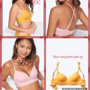 Wear everywhere wireless push-up bra